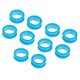 thumbnail image 2 of Paquete de 10 anillos para s de peluquería profesional, insertos de agarre, anti-y Azul claro Yuyangstore Inserciones de anillos de dedo, 2 of 8