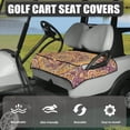 thumbnail image 3 of Whosucclay Anti-Slip Golf Cart Seat Protector for All-Season Use Summer, With 4 Storage Pockets with 4 Front Pockets Golf Cart Seat Cover, Jewel Tones, 3 of 7