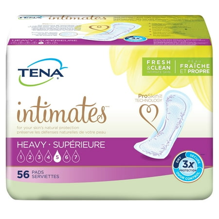 - Tena Heavy Regular Incontinence Pad, 56 Ct