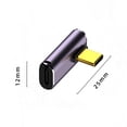 thumbnail image 3 of Adaptador portátil tipo C PD 240W Carga USB 4.0 Conector tipo C (Estilo D) Ehuebsd  Para estrenar, 3 of 7