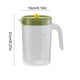 thumbnail image 3 of Hervidor de agua fría con textura de dopamina ondulada, jarra de plástico de gran capacidad, bicolor, blanco y verde, elegante recipiente para bebidas, ideal para té, jugos, fiestas, uso en el ho, 3 of 5
