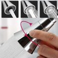 thumbnail image 4 of Kitchen faucet stainless steel+abs 19cm kitchen faucet spray 360 rotatable water-saving filter splash proof kitchen bathroom Ki 3 modes, 4 of 4