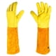 thumbnail image 2 of Guantes largos de cuero para jardinería oso de fresa para hombres y mujeres, 2 of 5