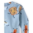 thumbnail image 2 of The Children's Place Baby And Toddler Boys Long Sleeve Breakfast Snug Fit Cotton PJs, Sizes 12M-6T, 2 of 3