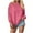 Hot Pink, variant on Towmus Sweatshirts for women Crewneck Womens Long Sleeve Tops Solid Oversized Pullover Sweatshirt for Women