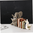 thumbnail image 4 of Bookshelf Bookends Home Decor Book Shelves Animal Figurine Elephant Crafts Animal Decoration Lawn Decor, 4 of 9