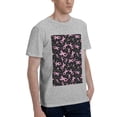 thumbnail image 2 of Bingfone Breast Cancer Awareness (2) Men'S Loose Fit Short-Sleeve Pocket T-Shirt, 2 of 7