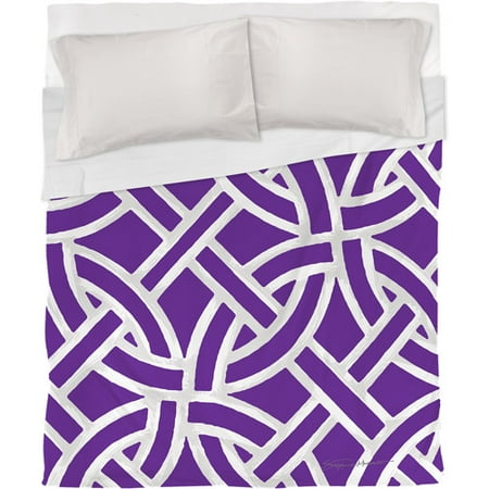 MOD Home Inner Circles Purple Duvet