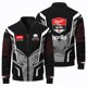 thumbnail image 3 of Nueva chaqueta de manga larga con estampado 3D de carreras Aprilia para hombre, para deportes al aire libre, ciclismo, estilo hip hop callejero, chaqueta con cuello redondo y cremallera, 3 of 4