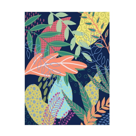Trademark Fine Art Regina Moore Jungle Pop II Canvas Wall Art