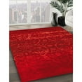 thumbnail image 3 of Ahgly Company Machine Washable Indoor Rectangle Industrial Modern Red Area Rugs, 5' x 7', 3 of 7