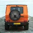 thumbnail image 6 of Naloa Black Spiders PVC Leather Spare Tire Wheel Cover for Car Truck SUV Camper Trailer Universal Fit many size14 inch, 6 of 6