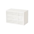 thumbnail image 2 of Yhmxh Organizadores y almacenamiento Caja de almacenamiento con compartimentos multifuncionales, joyero cosmético estilo cajón de escritorio, joyero transparente para artículos pequeños, 2 of 2