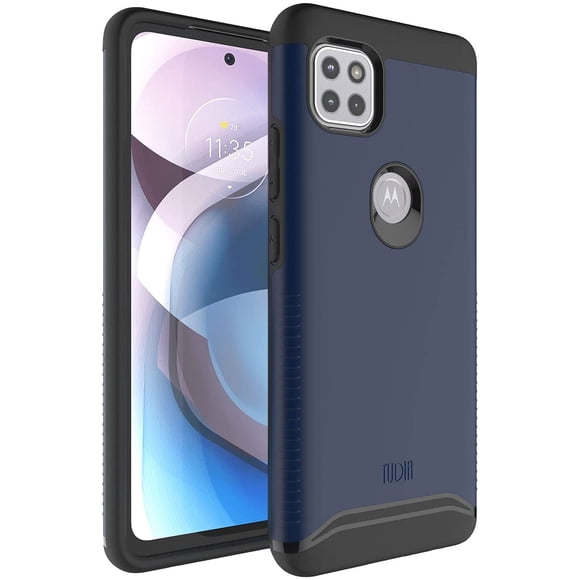 TUDIA Merge Motorola One 5G ACE Funda para Teléfono Celular 2021 Cubierta Resistente - Azul Índigo