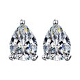 thumbnail image 1 of Vintage Minimalist Inlaid Diamond Metal Flash Ladies Earring Jewelry Gift, 1 of 6