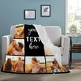 thumbnail image 3 of AISENIN Custom blanket Customized Blanket with Picture 10 Photos Blankets Personalized Gifts for Adults Family Dad Mom Couples Memorial Gifts for Christmas Birthday, 3 of 5
