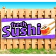thumbnail image 1 of Fresh Sushi 13 oz Vinyl Banner With Metal Grommets, 1 of 4
