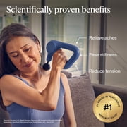 Therabody Theragun Relief Handheld Percussion Massage Gun - Easy-to-Use, Comfortable & Light Personal Massager for Every Day Pain Relief Massage Therapy in Neck, Back, Leg, Shoulder and Body (Navy)