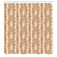 thumbnail image 2 of Ambesonne Lavender Shower Curtain, Country Spring Flowers Art, 69"Wx70"L, Peach Eggshell, 2 of 4