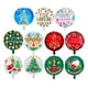 thumbnail image 2 of 18 Pulgadas Feliz Navidad Tema Redondo Película De Aluminio Globo Santa Claus Patrón De Reno Juguete Decoración De Fiesta Globos, 2 of 4