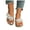 Pink, variant on Straw Sandals for Women 2025 Boho Beach Summer Flower Flip Flops White Flats Slip on Dress Slides Slippers