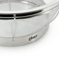 thumbnail image 5 of Oster Baldwyn 2 Piece 11 inch and 8.75 Inch Round Stainless Steel Mesh Colander Set, 5 of 6
