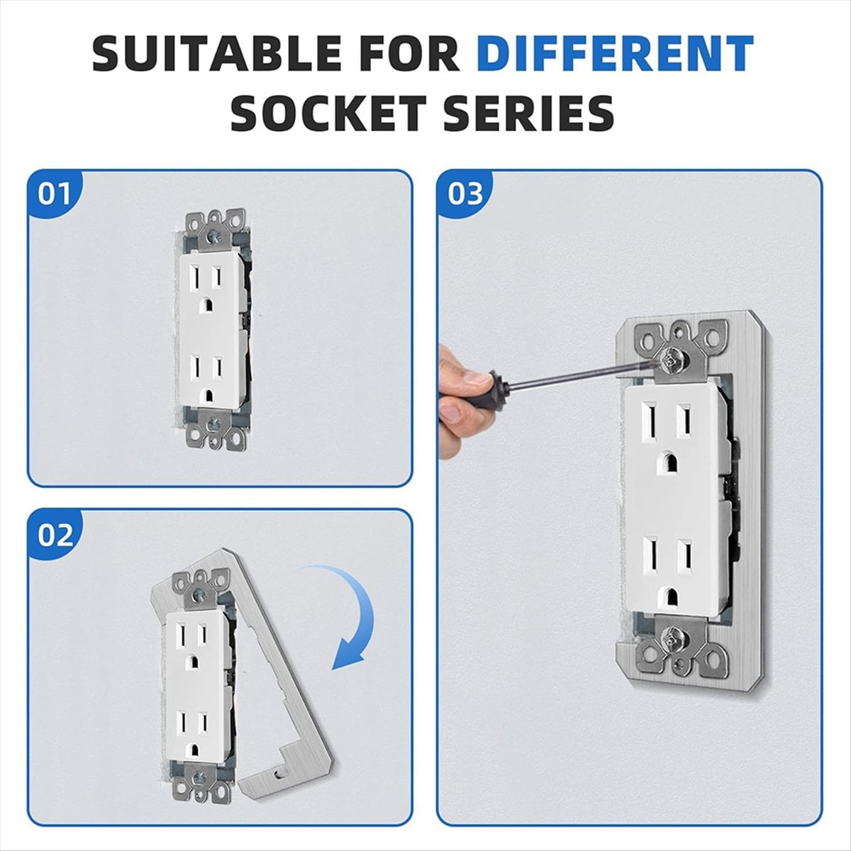 HOT 30Pc Wall Plate Spacer,Flush Fit Device Leveling Plates,Electrical Box Outlet Spacers Shims,Electric Receptacle