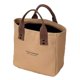 thumbnail image 3 of Bolso de mano de lona Jinwen Caqui con asa y bolsillo interior con cremallera, 3 of 8