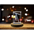 thumbnail image 1 of Vintage Refrector Telescope Sculpture de Collection Crystal, 1 of 6