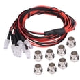 thumbnail image 2 of Rc Car Led Light Rc Led Light Rubber Plastic 8Pcs 5Mm Headlights Rc Sory Led Lights For Model Drift Car 7#, 2 of 8