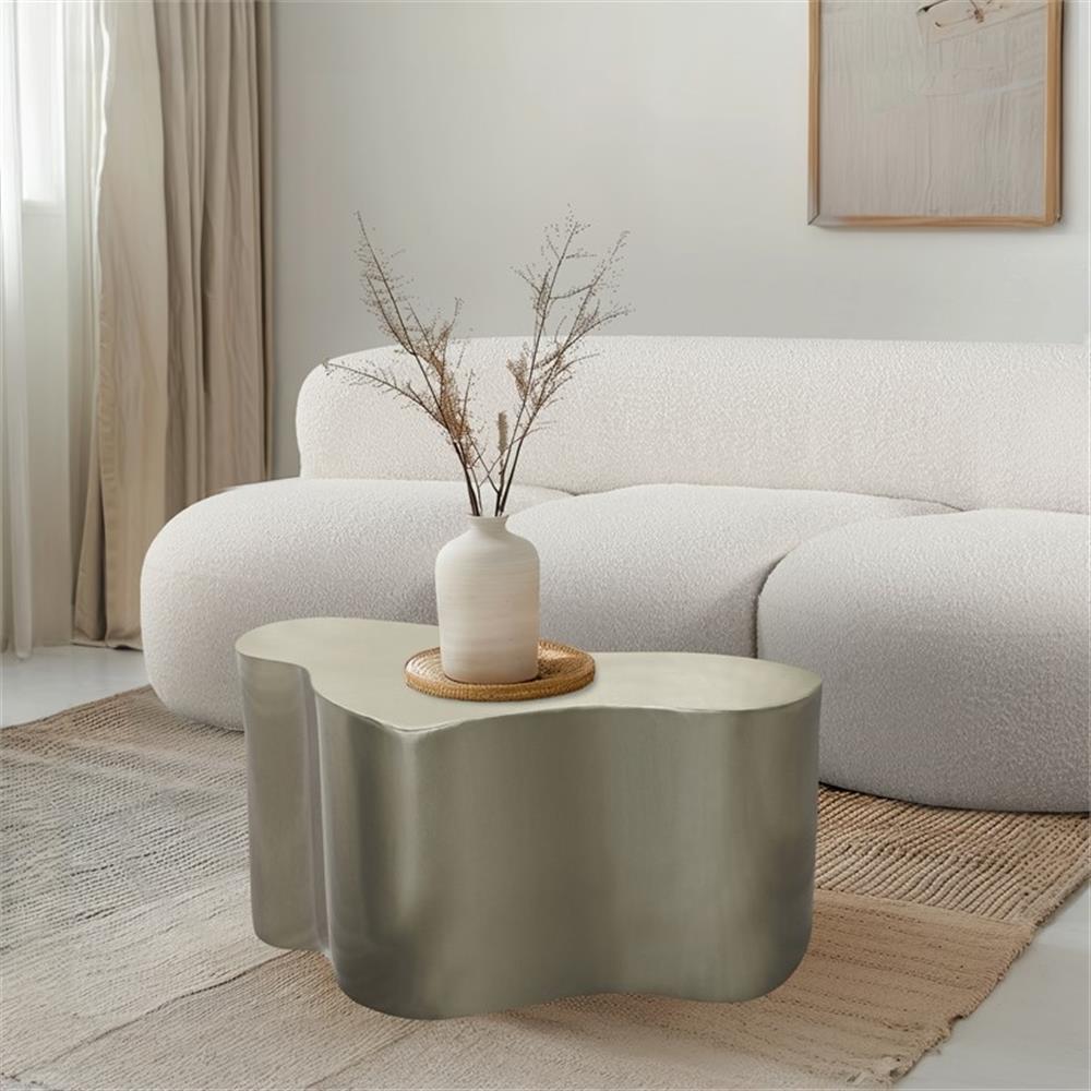 Meridian Furniture Tevere Silver Coffee Table