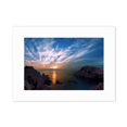 thumbnail image 1 of Lake Mountain Science Nature Scenery Photo Mount Frame Picture Art Painting Desktop 5x7 inch, 1 of 3