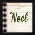 thumbnail image 2 of Ann Bailey 20x20 Black Modern Wood Framed Wall Art Titled - Noel Plaid, 2 of 6
