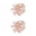 thumbnail image 4 of Ruiboury 100x Paper Clips Cute Metal Paperclips Notebook for Office School Rose Gold 20mm 2Set, 4 of 6