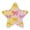 Yellow and Pink Bows, variant on Star Night Light Auto On/Off Plug-in Wall Light with Light Sensor Warm White LED for Home Party Red and Blue Stripe Bows