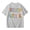 Z48 Grey, variant on Glisme Toddler Girls Back To School Tees Letter Print Short Sleeve Crew Neck Fall Comfortable Girls T-Shirt Size 3-4 Years Black