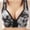 Black, variant on Pntutb Womens Plus Size Women Print Thin Front Buckle Adjustment Chest Shape Bra Underwear No Rims Beige XXL