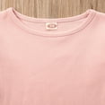 thumbnail image 4 of Newborn Baby Long Sleeve Ribbed Knit Crew Neck Solid Color T-shirts, 4 of 4