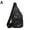 Black Double layer, variant on MenBoys Chest Bag Pack Outdoor Travel Sport Shoulder Body Sling Cross Bags