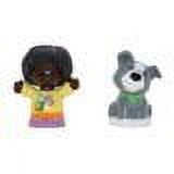 Fisher-Price Little People, Girl and Grey Dog