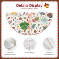 thumbnail image 4 of Daiia Winter Christmas And New Year Deer Drawing Merry Christmas Tree Skirt , Xmas Large Lace-up Tree Skirt, Santa Snowflakes Rustic Home Decorations New Year Party Farmhouse Decor-48", 4 of 7