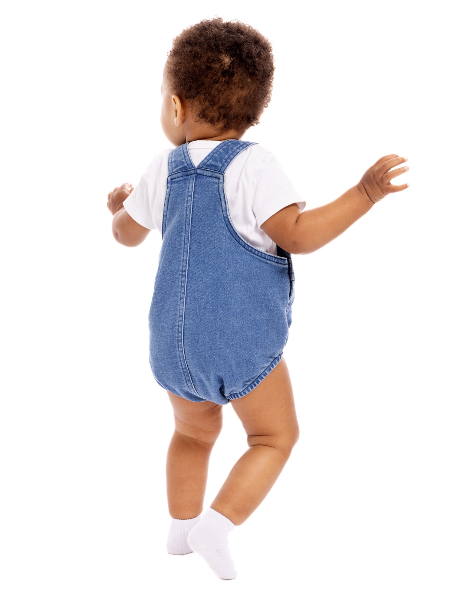 Wonder Nation Baby Boys Sleeveless Overall Romper, Sizes 0/3M-24M