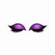 thumbnail image 2 of Parche para pestañas con sombra de ojos perezosa Parche para pestañas con sombra de ojos perezosa Calcomanías de maquillaje para pestañas Calcomanías de belleza coloridas para la línea del párpado Cal, 2 of 2