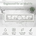 thumbnail image 7 of Unique Bargains Faucet Mat Versatile Kitchen Sink Mat for Home Lotus 15.7*3.9 in, 7 of 7