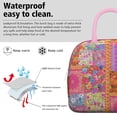 thumbnail image 3 of Lunch Bag Lunch Box for Women Reusable Insulated Lunch Cooler Bags,Large Capacity for Work Travel Picnic,Water-Resistant Pioneer Colorful Floral Lunch Tote Bag Gifts for Woman Mom Pink, 3 of 6
