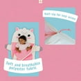 thumbnail image 3 of Firefly! Outdoor Gear Izzie the Llama Kid's Sleeping Bag - Off White/Pink (65 in. x 24 in.), 3 of 10