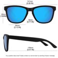 thumbnail image 3 of Polarized Classic Retro Sunglasses for Men and Women, Trendy UV400 Protection Shades, 3 of 6