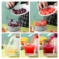 thumbnail image 3 of 1 Pce, Presse-Agrumes Multifonction Portable, Extraction Automatique et Séparation - Orange Frais, 3 of 4