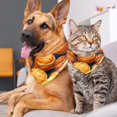 thumbnail image 4 of Basketball Chiffon Yarn Dog Scarf Set of 2 - Translucent Light and Breathable Pet Collars 16x16x22.8in, 20.9x20.9x30in - Pack of Two, 4 of 5