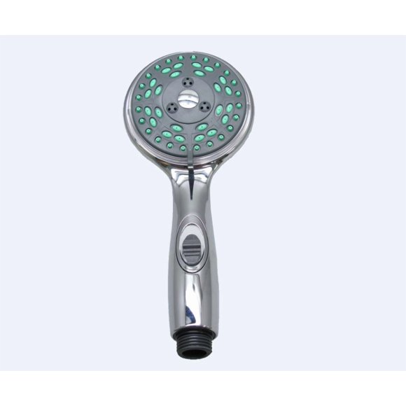Empire Brass Shower Head CRD-DX-HD80C Hand-Held; 5 Function Massage Setting; Without Shut Off Valve; Chrome Plated; Plastic
